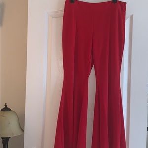 Super Cute pair of high low flair pants.